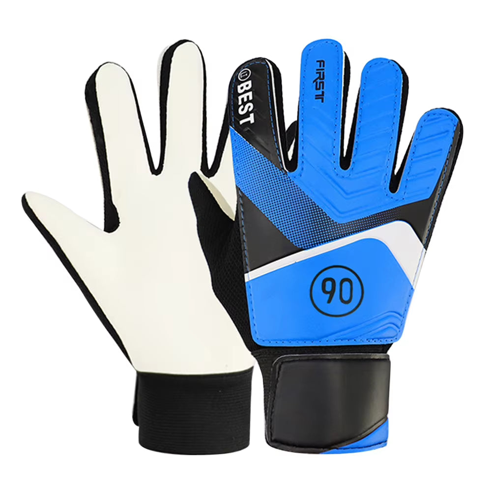 Children'S Goalkeeper Glove Latex Goalkeeper Gloves Football Protection Adults Teenager Anti-Slip Football Gloves Soccer Goalie